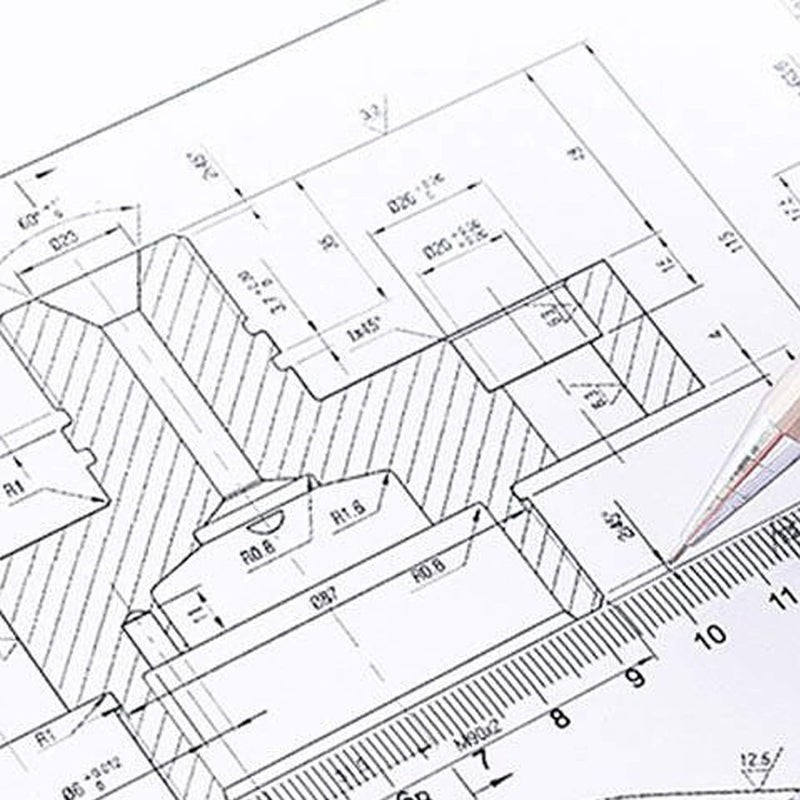 monochef 2 Pack Plastic Ruler Straight Ruler Clear See Through Measuring Acrylic Tool for Student School Office with Centimeters and Inches(6 Inch+12 Inch) - Image 4
